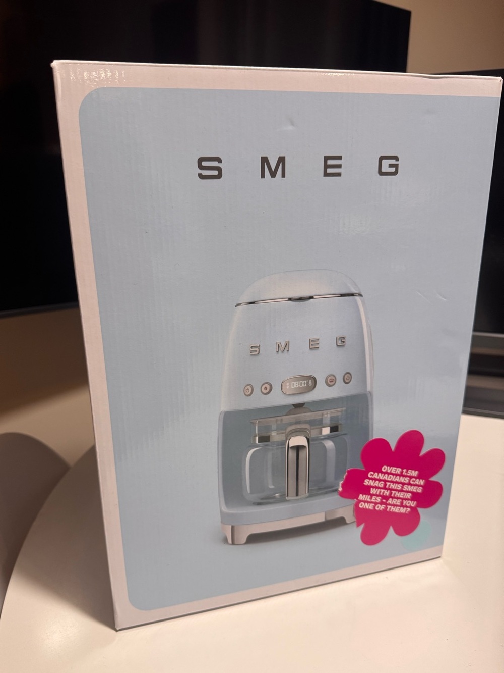 SMEG Retro Light Blue Espresso Machine - Stylish Home Coffee Maker